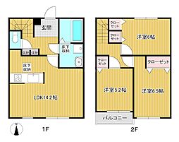 テラスクレイン 3LDKの間取図画像