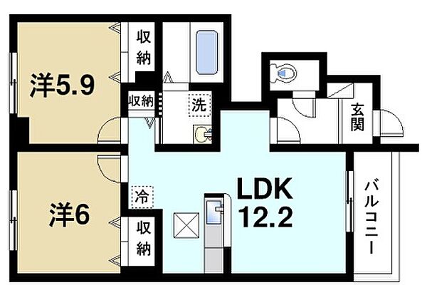 同じ建物の物件間取り写真 - ID:229009001281