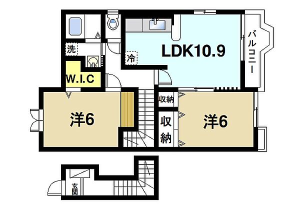 同じ建物の物件間取り写真 - ID:226064455173