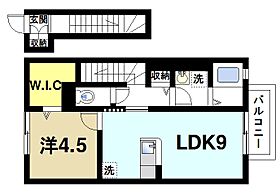 奈良県奈良市東九条町（賃貸アパート1LDK・2階・42.20㎡） その2