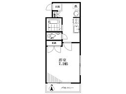 シティプラザ荻窪 1Kの間取図画像