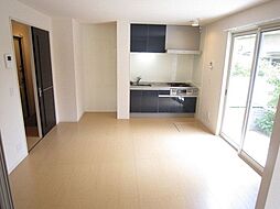 日暮里舎人ライナー 江北駅 徒歩10分の賃貸アパート 1階2LDKのリビング/ダイニング
