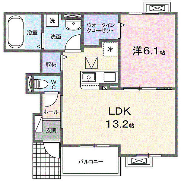 仮）松島アパート 102｜和歌山県和歌山市松島(賃貸アパート1LDK・1階・46.69㎡)の写真 その2