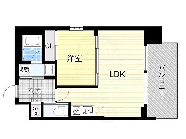 大阪府東大阪市荒本新町(賃貸マンション1LDK・3階・39.75㎡)の写真 その2