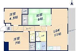 間取図画像 3LDK