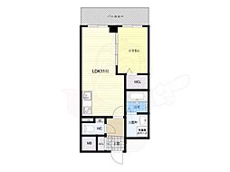 VITA荒本 1LDKの間取図画像