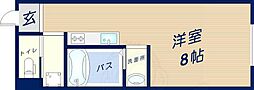 ギャレ鴻池 ワンルームの間取図画像