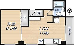くさかマンション 1LDKの間取図画像