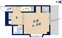 グランT・カンダ 1Kの間取図画像