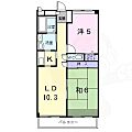アフロディ布市6階5.3万円