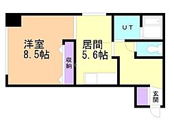 カピテーヌ琴似 2階