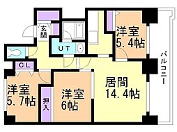 ライオンズマンション札幌スカイタワー 23階
