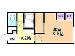 レオパレスカーサ藻岩 2階