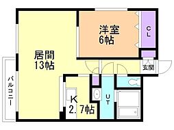 ボランハイツ山の手 4階/406