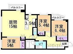 物件の間取り
