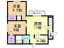 ルファール南円山 2階
