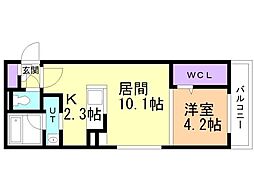 札幌市営東西線 琴似駅 徒歩2分 4階/-