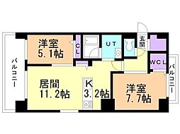 札幌市営東西線 西18丁目駅 徒歩3分 6階/-