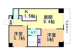 リヴェール山鼻 3階
