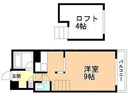 AMS7円山 ワンルームの間取図画像