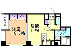 間取図画像 1LDK