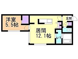 間取図画像 1LDK