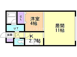 間取図画像 1LDK
