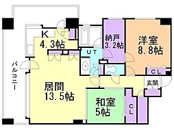 間取図画像 2SLDK
