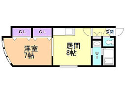 シングルコート南5条 2階/205