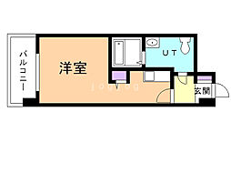 PRIMECHIJIKOUKAN ワンルームの間取図画像