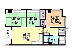 間取図画像 3LDK