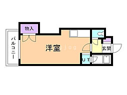 ララ・フランセ・宮の森 ワンルームの間取図画像