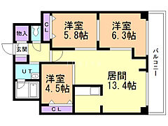 物件の間取り
