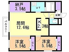 物件の間取り