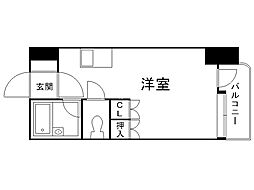 アン・セリジェ壱番館 1Kの間取図画像