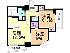物件の間取り