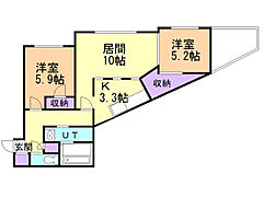 物件の間取り