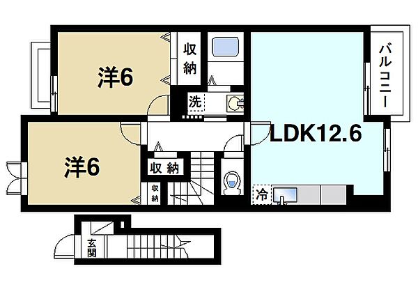 同じ建物の物件間取り写真 - ID:229008943968