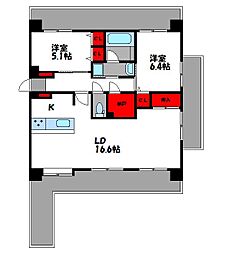 グリーンマンション平尾 2階/203