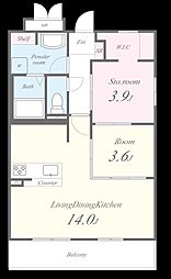 レトワール今川 2階/203