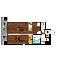 ラファセエスペランサ大濠 1LDKの間取図画像
