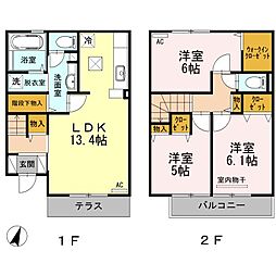 D-room平和 2階/-