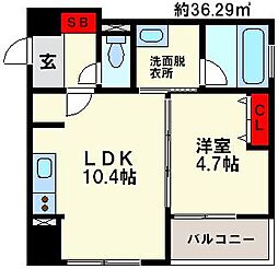 パークフラッツ平尾 3階/-