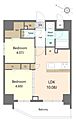S-RESIDENCE薬院aureate5階16.8万円