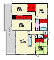 BPRレジデンス高宮 10階
