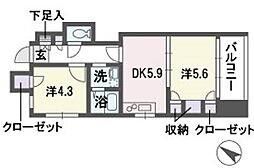 ミレニアムコート平尾 2階