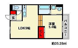 カクタスレジデンス 2階/-
