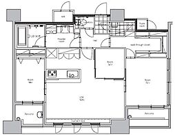 エンクレスト博多スタイル 3LDKの間取図画像