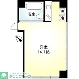 Feel二子玉川 ワンルームの間取図画像