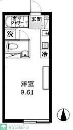 Orbit代沢 ワンルームの間取図画像